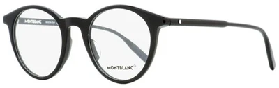 Gafas ovaladas Montblanc MB0009O 005 negras 50 mm 0009 Foto 1 de 3