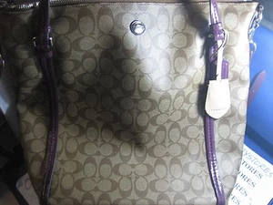 NWT NEW Coach F24601 Peyton Signature Convertible Shoulder Bag Purse Handbag - Picture 1 of 36
