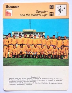 Sportscaster Football Card Editions Rencontre Sweden and the World Cups - Picture 1 of 2