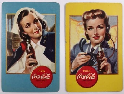 Two 1940s WW II Era Coca Cola Playing/Spotter Cards PC-0105 - Image 1 of 4