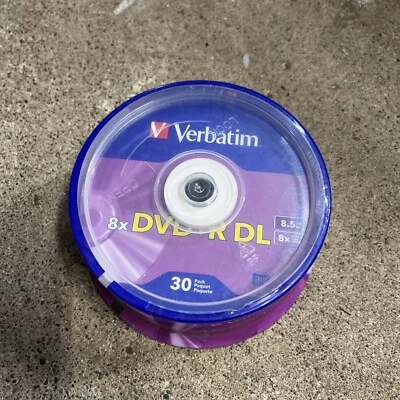 Verbatim AZO DVD+R DL 8.5GB 8X Branded 30-Pack Spindle 96542 - Image 1 of 2