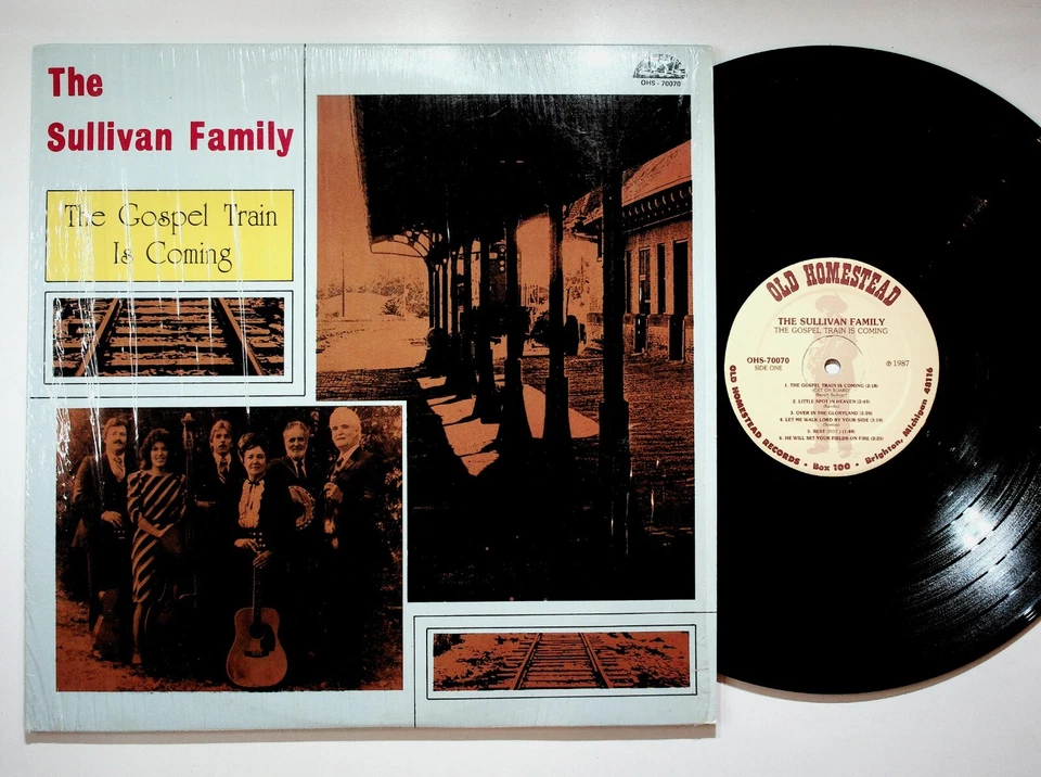Sullivan Family The Gospel Train Is Coming LP 1987 Old Homestead Bluegrass Foto 1 de 4