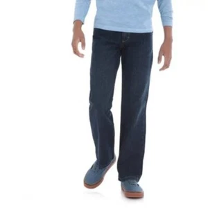 Boy's Wrangler Husky Straight Fit Jeans - Moonlight Blue - 12 Husky - NWT - Picture 1 of 1