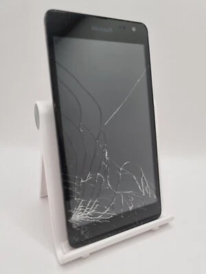 Microsoft Lumia 535 Black Vodafone Windows Smartphone Cracked Incomplete #S04 - Image 1 of 4