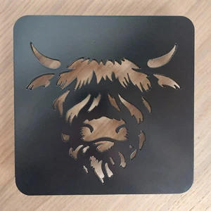 Highland Cow Trivet - Picture 1 of 2