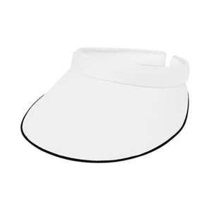 Visiera solare a clip in cotone con disegno di legge tubazioni a contrasto, 3,75" - Cappelli MCI - Foto 1 di 8