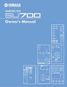 Yamaha SU700 Owner's Manual: 354 Pages Full Color & Spiral Bound! - Picture 1 of 3
