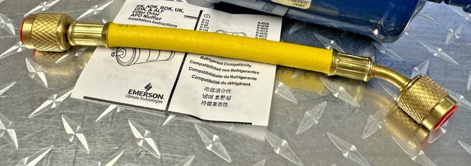 Manguera de puente prefiltro unidad de recuperación de refrigerante premium Yellow Jacket #13006A Foto 1 de 1