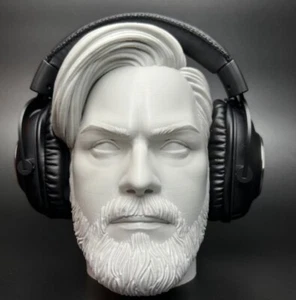 Star Wars Obi Wan Kenobi Auriculares Soporte Habitación Decoración Busto - Imagen 1 de 6