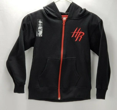 Houston Rockets NBA U Boys Black Jacket Hoodie Youth Size 7 Cover