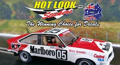 Scalextric Peter Brock 1979 Bathurst Holden Torana Slot Car MARLB0R0 Vinyl Decal - image 1 of 4