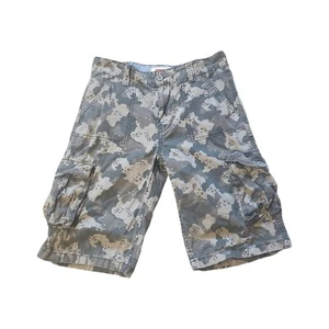 Levi's Boy's Youth Durable Twill Camouflage Adjustable Waist Cargo Short Size 14 - Picture 1 of 8