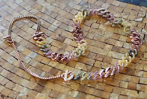 Collana Catena Cordolo Tartaruga Marc by Marc Jacobs Lucite Oro Rosa Lucite Ombre 30 - Foto 1 di 4