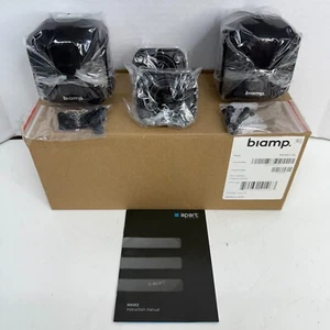 COPPIA Altoparlanti da Parete Compatti Biamp MASK2-BL - Nero - NUOVI Sigillati con Supporti - Foto 1 di 7