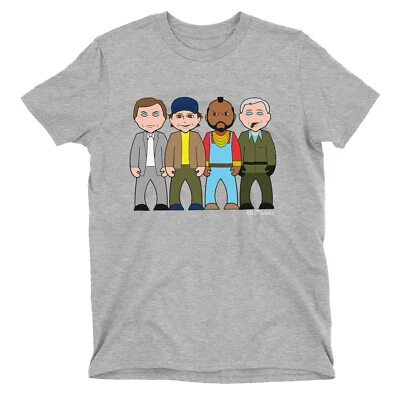 Kids Quality Cotton T-Shirt VIPwees Soldiers Of Fortune Boys Girls 80s TV Retro - Image 1 of 3