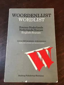 Woordenlijst = Wortliste: Sranan-Nederlands, Nederlands-Sranan, Englisch-Sranan: - Bild 1 von 9