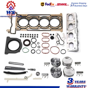 Kit de junta de cabeza/pistón y anillos/cadena de distribución para 13-18 BenzX204 R172 2.0T M274 - Imagen 1 de 18