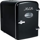 Mini Retro 6 Can Beverage Refrigerator-Black, RMIS129-BLACK, 0.15 Cubic Feet