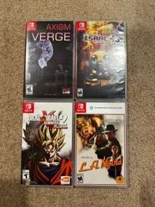 Nintendo Switch Game Lot Binding Isaac Afterbirth Axiom Verge LA Noire Xenoverse - Picture 1 of 9