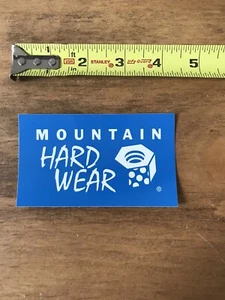 Mountain Hardwear Blue/White Logo Sticker/Decal Outdoor Climbing Approx 4.5” - Picture 1 of 1