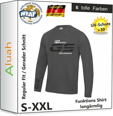  R1250GS Exclusive Funktionsshirt Langarm T-Shirt Motorrad Shirt GS Shirt  - Bild 1 von 3