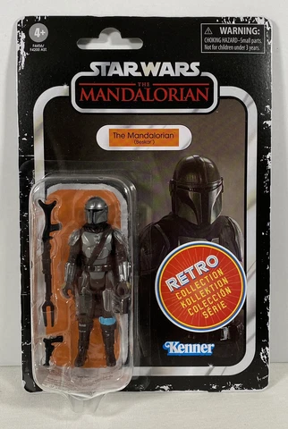 Kenner Star Wars The Mandalorian (Beskar) Retro Collection Action Figure NEW Cover