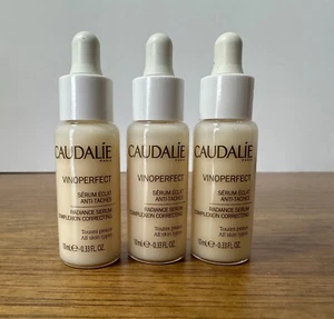 3x Caudalie Vinoperfect Radiance Serum Complexion Correcting 10ml / 0.3oz each - Picture 1 of 2