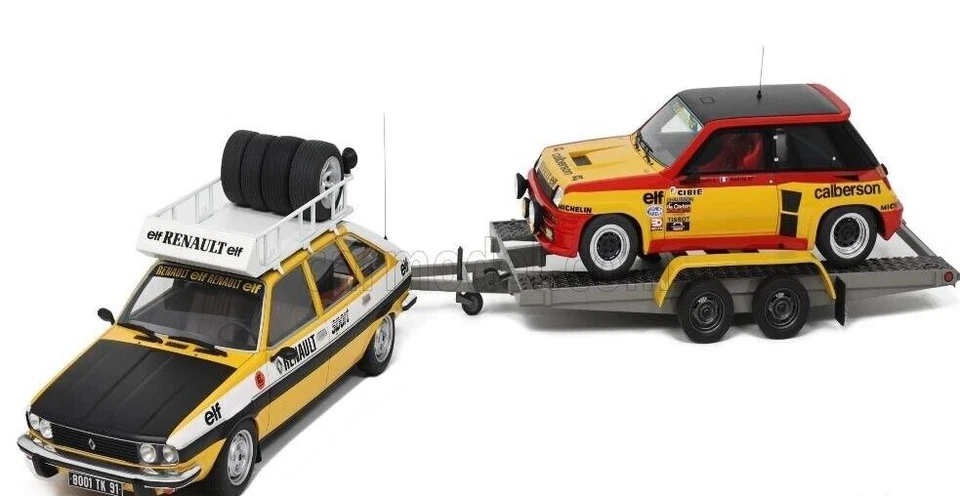 Ottomobile OT383- Pack Renault 30 Assistance + Renault 5 Turbo 1:18 - Immagine 1 di 1