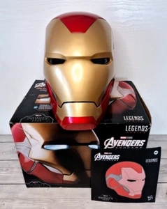 Casco elettronico premium Hasbro Marvel Legends Series Avengers Endgame Iron Man - Foto 1 di 12