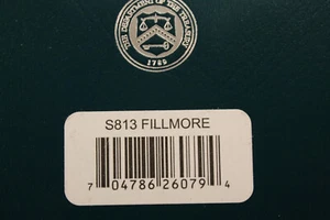 U.S. MINT PRESIDENTIAL SILVER MEDALS PROGRAM, FILLMORE S813 , PACKAGING, NO COIN - Picture 1 of 2