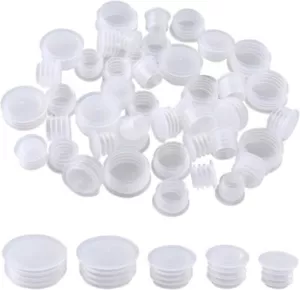 5 Size 50PCS Salt and Pepper Shaker Stoppers Plastic Salt Shaker Plug Stopper - Picture 1 of 6