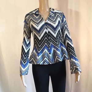 Camille La Vie Long Sleeve Blouse Women's Size L - Picture 1 of 7