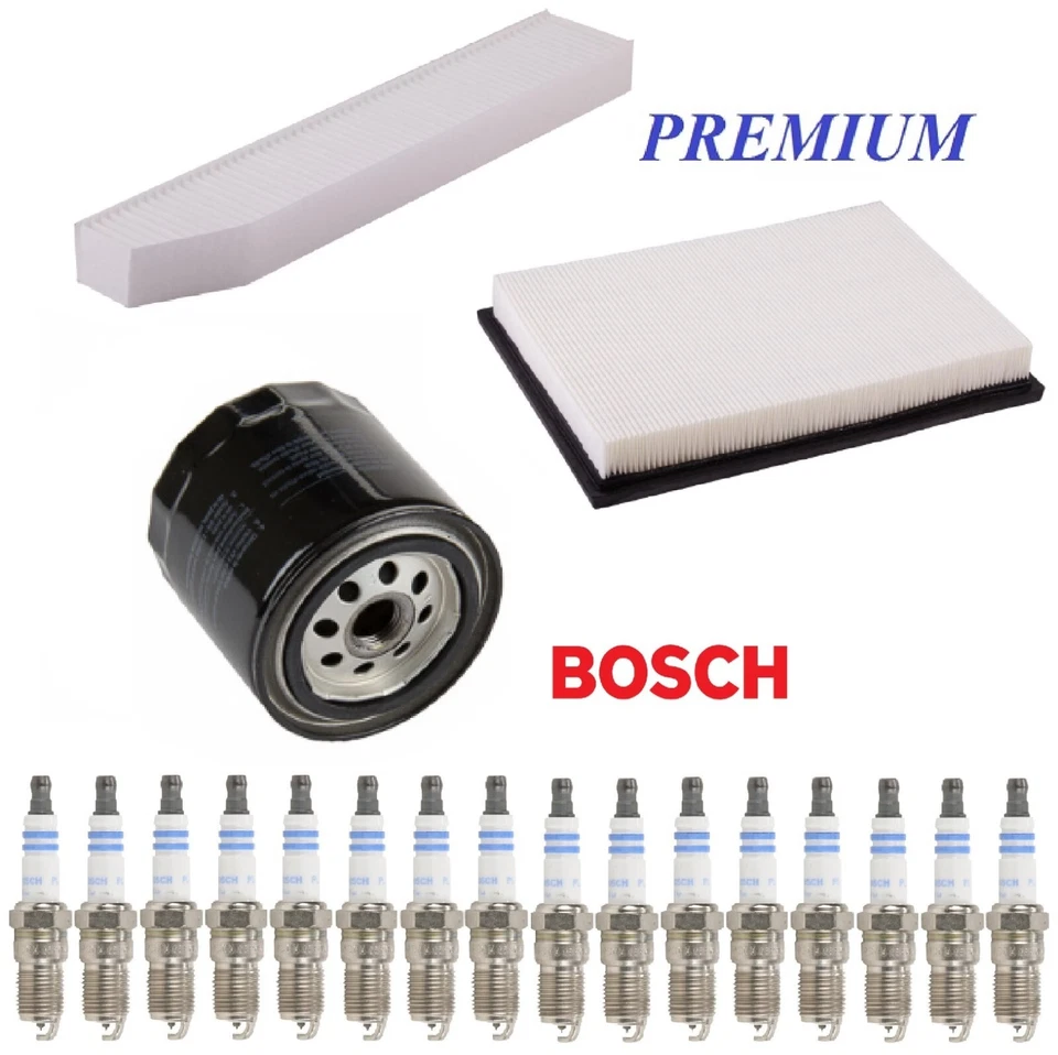 Tune Up Kit Filters Spark Plugs For JEEP GRAND CHEROKEE V8; 5.7L 2005-2007 - Image 1 of 1