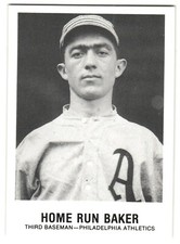 Home Run Baker 1981 TCMA Galasso Inc. Major League Card # 155