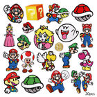 20x SuperMario Embroidery Applique Patches Iron On Sew On Kids Bag Hat Clothesお