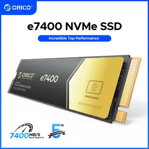ORICO Gaming PCIe4.0 M.2 NVMe SSD 7400MB/S Internal Solid State Drive Disk - Picture 1 of 6
