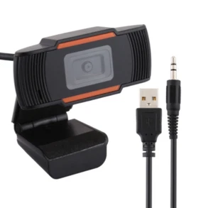 WEBCAM USB CAMERA PC FULL HD 720P CON MICROFONO PER VIDEOCHAT LEZIONE CON CLIP - Foto 1 di 11