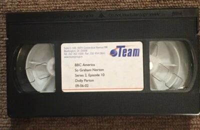 DOLLY PARTON - SO GRAHAM NORTON SHOW BBC AMERICA  RARE VHS VIDEO TAPE PROMO 2001 - Image 1 of 4