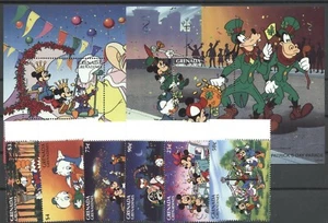 Walt Disney, Holidays - Grenada Grenadines - 2219-2224, Bl.347-348 ** MNH 1996 - Picture 1 of 1