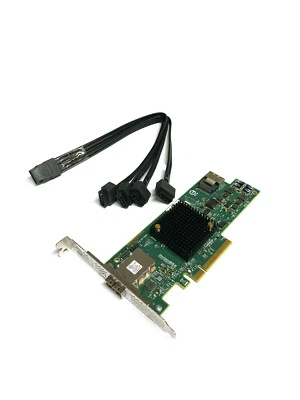 HP RAID Controller SAS9217 4i4e 725904-001 inkl. Kabel miniSAS 4x SATA 483508 - Bild 1 von 4