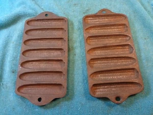 Vtg Cornbread Wheat Corn Stick Cast Iron Pan # 282 Griswold 625 & 1 Unknown Lot - Picture 1 of 9