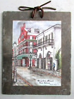 Plaque Ardoise de toiture décorative Bourbon Street New Orleans by Archie Boyd