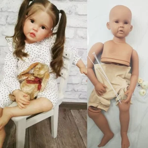 Kit de piezas de muñeca Reborn de 30 pulgadas sin terminar sin pintar con CONECTORES + ojos - Imagen 1 de 7