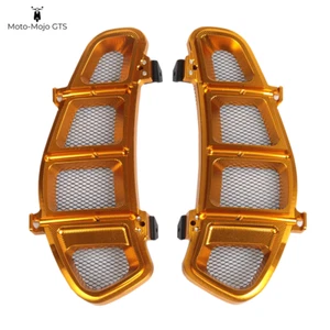 Rejillas laterales rejillas de ventilación doradas 125 200 250 300 Vespa GTS GTV - Imagen 1 de 4