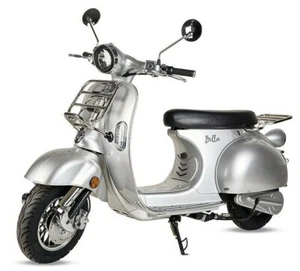 Moto scooter electrica matriculable Vespa 3000w bateria matricula 50 Km gris - Imagen 1 de 6
