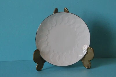 Rosenthal Lotus Platinrand Canapeeteller Teebeutelablage Teller 11,5 cm - Bild 1 von 2