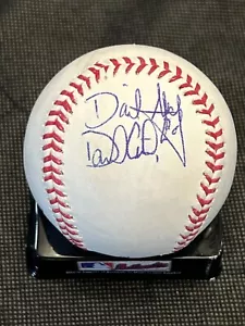 Daniel Murphy/Darrell Ceciliani New York Yankees signiertes OMLB Baseballauto - Bild 1 von 2