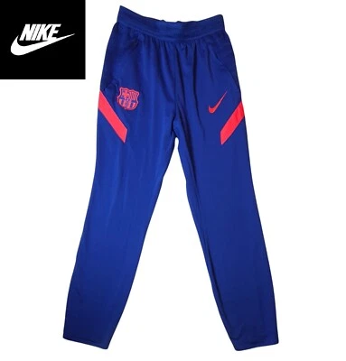 Nike Strike Barcelona FC DRI-FIT Football Pants Boys Size L 11-12y? Blue Joggers - Image 1 of 4