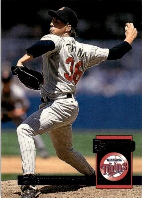 1994 Donruss Baseball Card Kevin Tapani Minnesota Twins #115 - Image 1 of 2