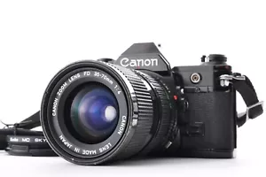 Canon AE-1 Black / Zoom Lens New FD 35-70mm f/4 Excellent+++ SLR Film Y0573 - Picture 1 of 22
